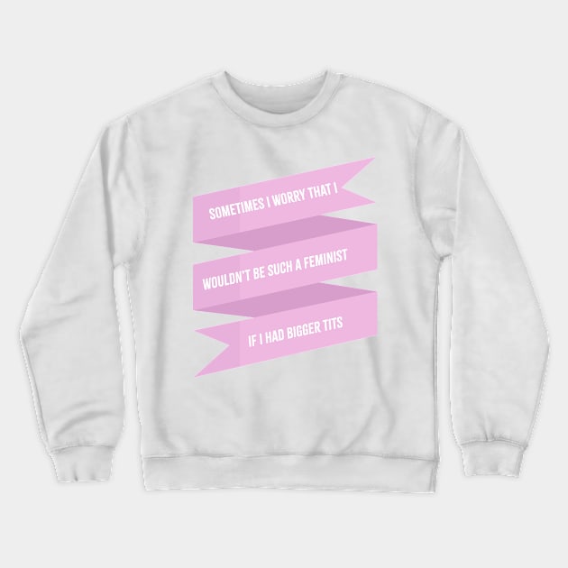 sometimes i worry fleabag Crewneck Sweatshirt by aytchim